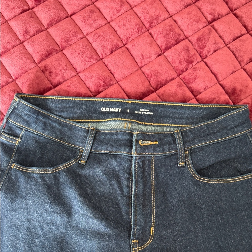 Old Navy Women's Deep Blue Skinny Jeans